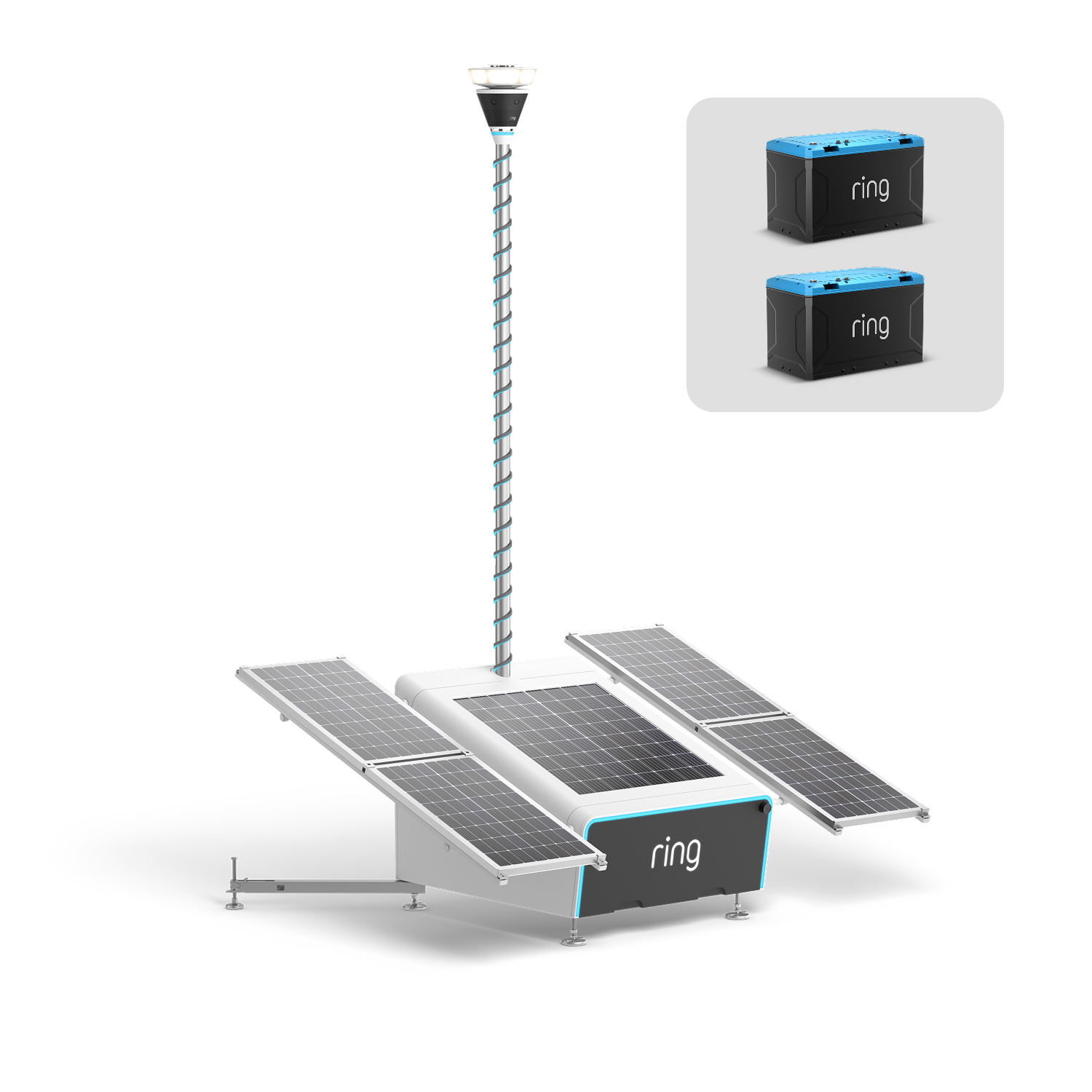 RING-STORE-MOBILE-SECURITY-TOWER-ILOQ-SOLAR-KIT-2X-BATTERY exact-model product image 1