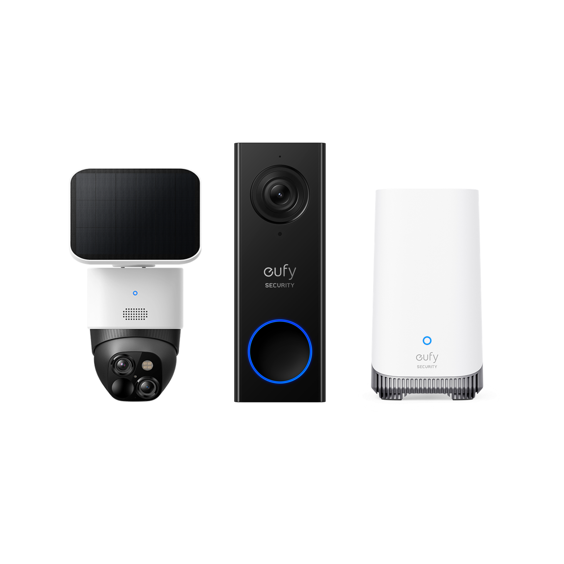 Eufy SoloCam S340 + Video Doorbell E340 + HomeBase™ S380