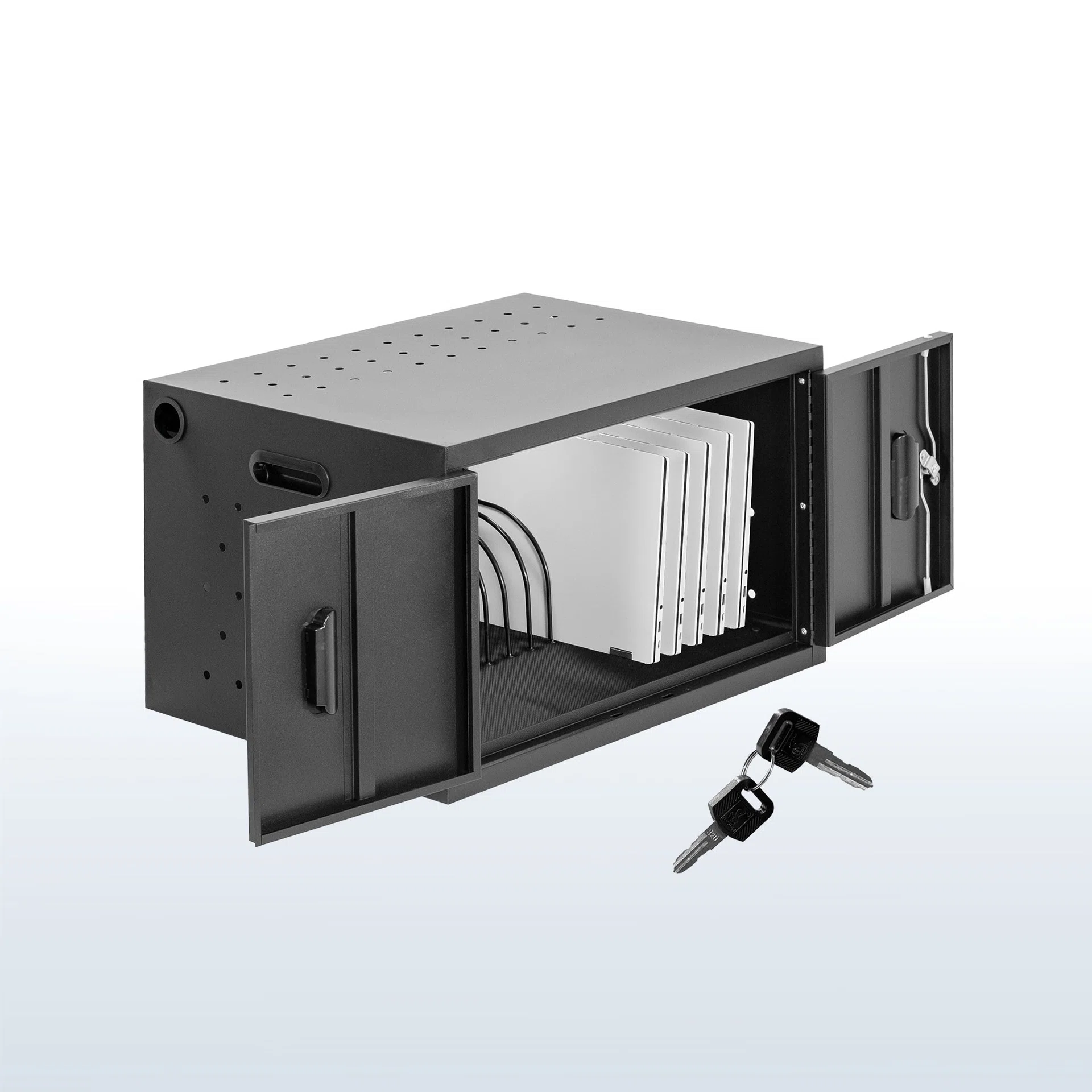 16-Device Charging Cabinet with Lock