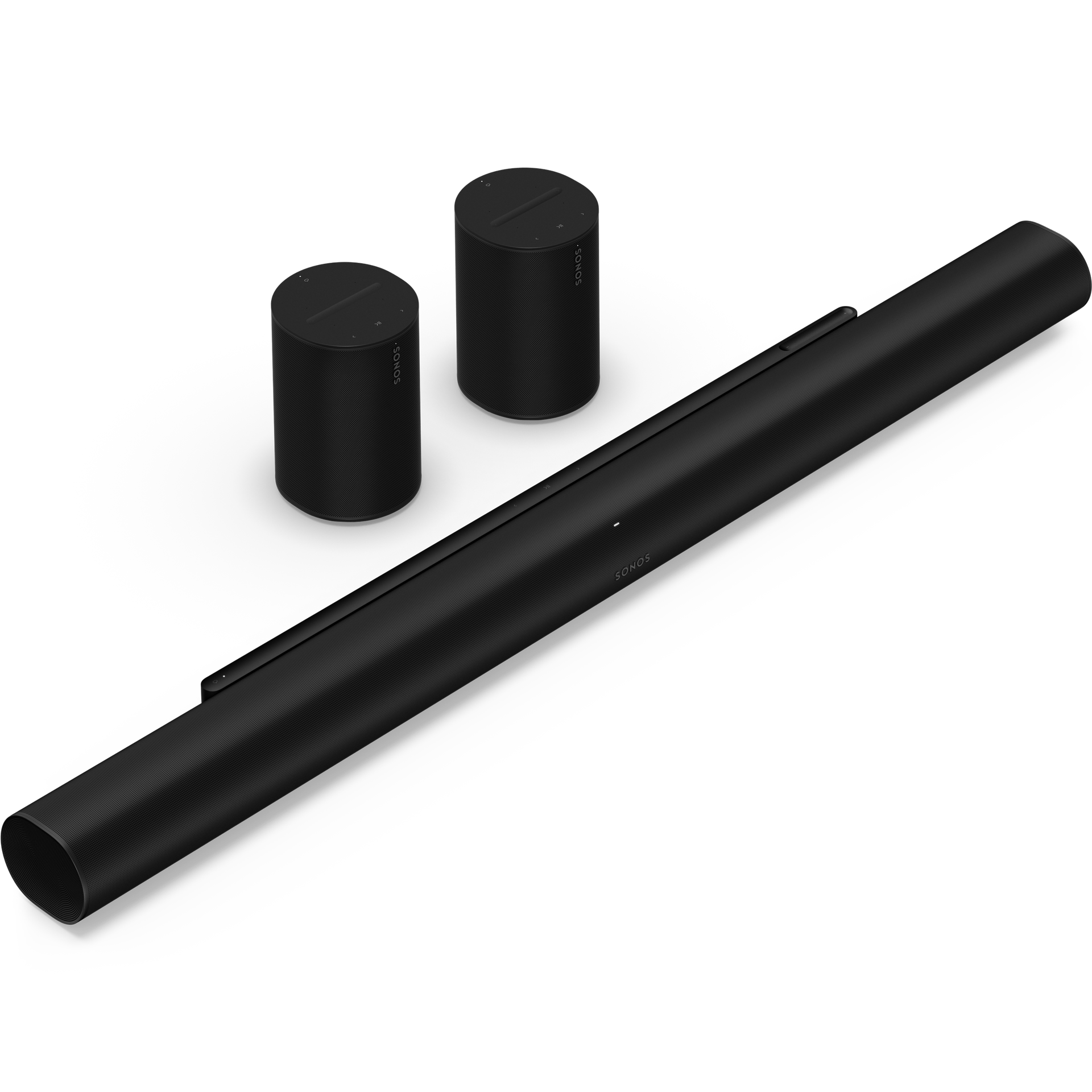 Set with a black Arc Ultra and a pair of black Era 100 speakers