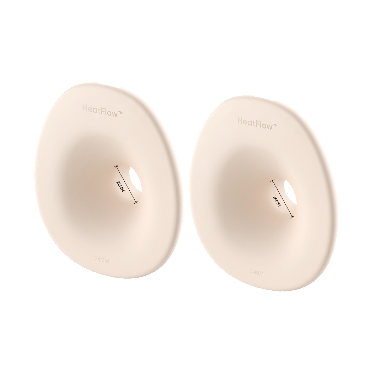 eufy 24 mm Flange (2-Pack) for Breast Pump E20/S1/S1 Pro