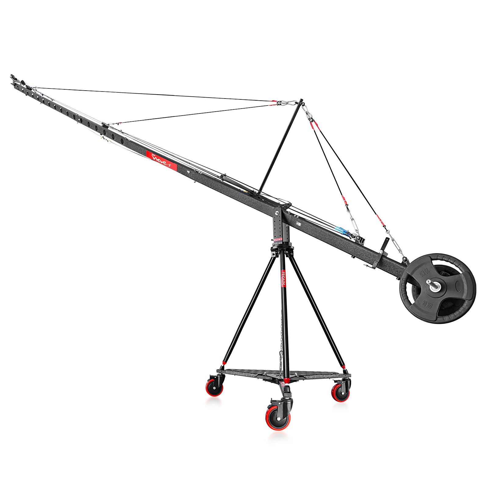 Proaim 24ft Camera Jib Crane Base Kit for Filmmakers & Production Units: image 1
