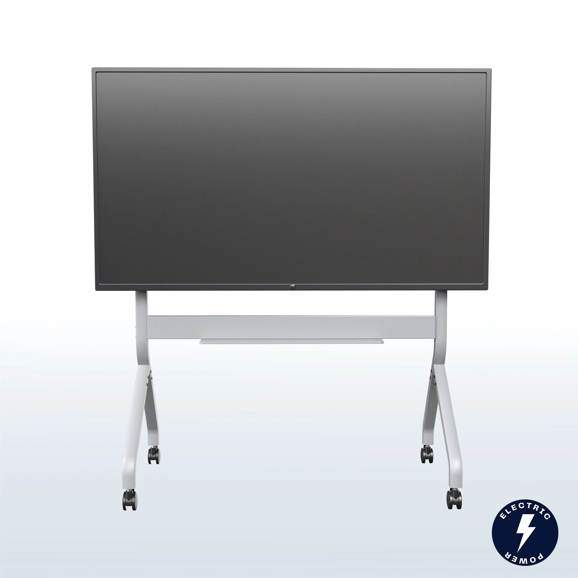 Slim Motorized Height Adjustable TV Cart - 60” to 110" Screens