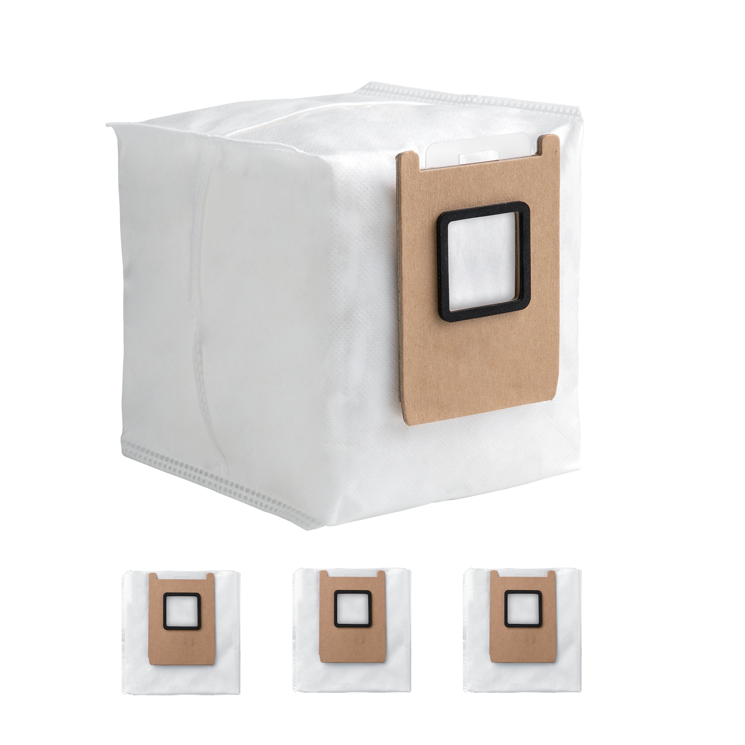 eufy Dust Bag, 3 pieces, 3L, Leak-Proof, Effective Filtration, Safe, Compatible with E35, C30, C28, E25 and E28: product detail 1