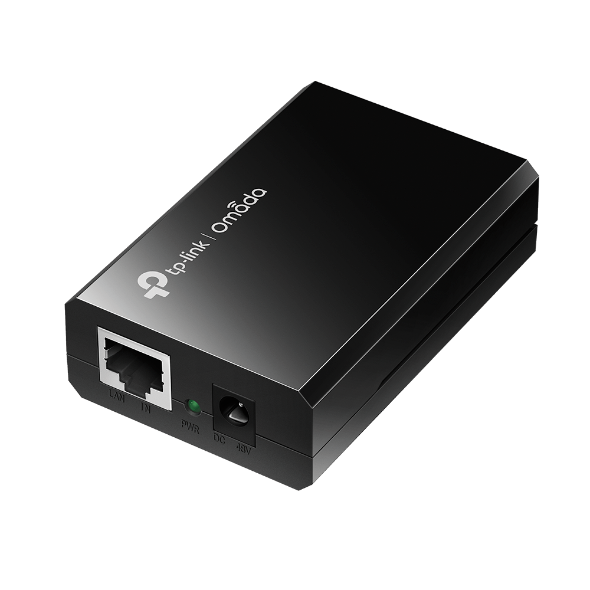 TP-Link Omada PoE Injector Adapter, Gigabit ports, up to 15.4W, POE150S — Product view