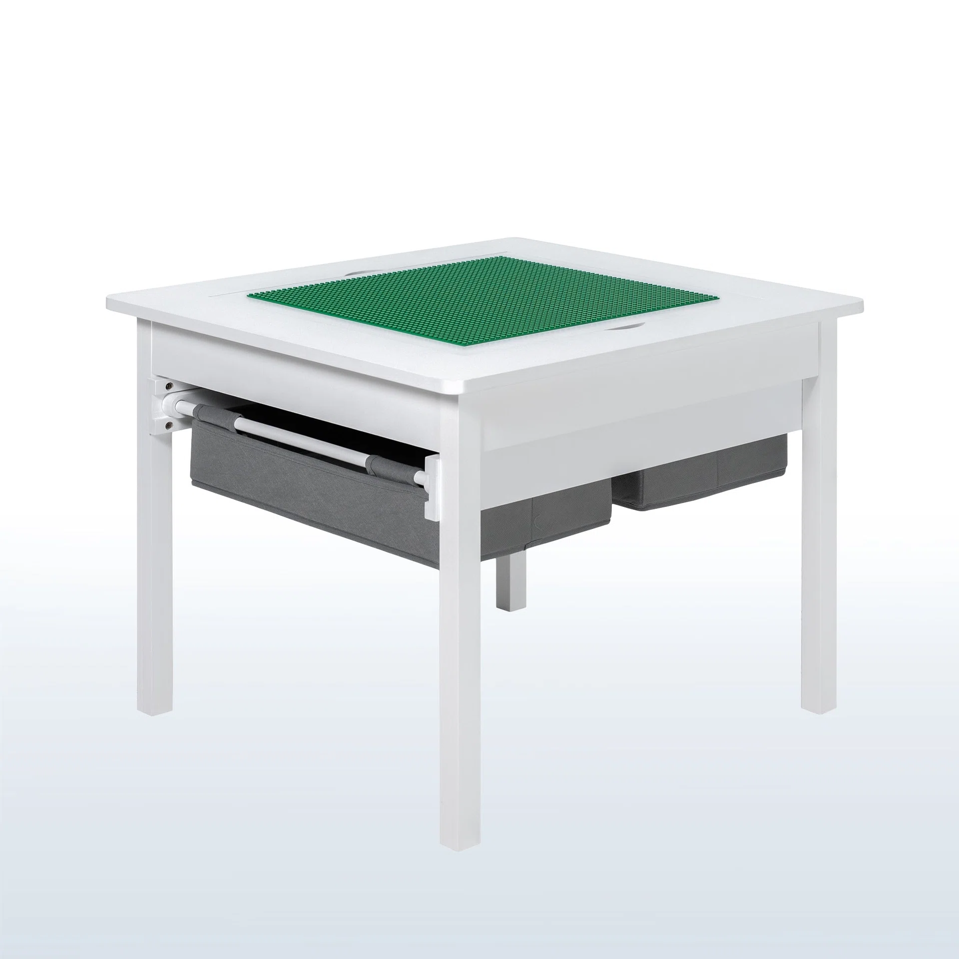 Life Finds by VIVO Table with Built-in Storage Designed for Lego Bricks