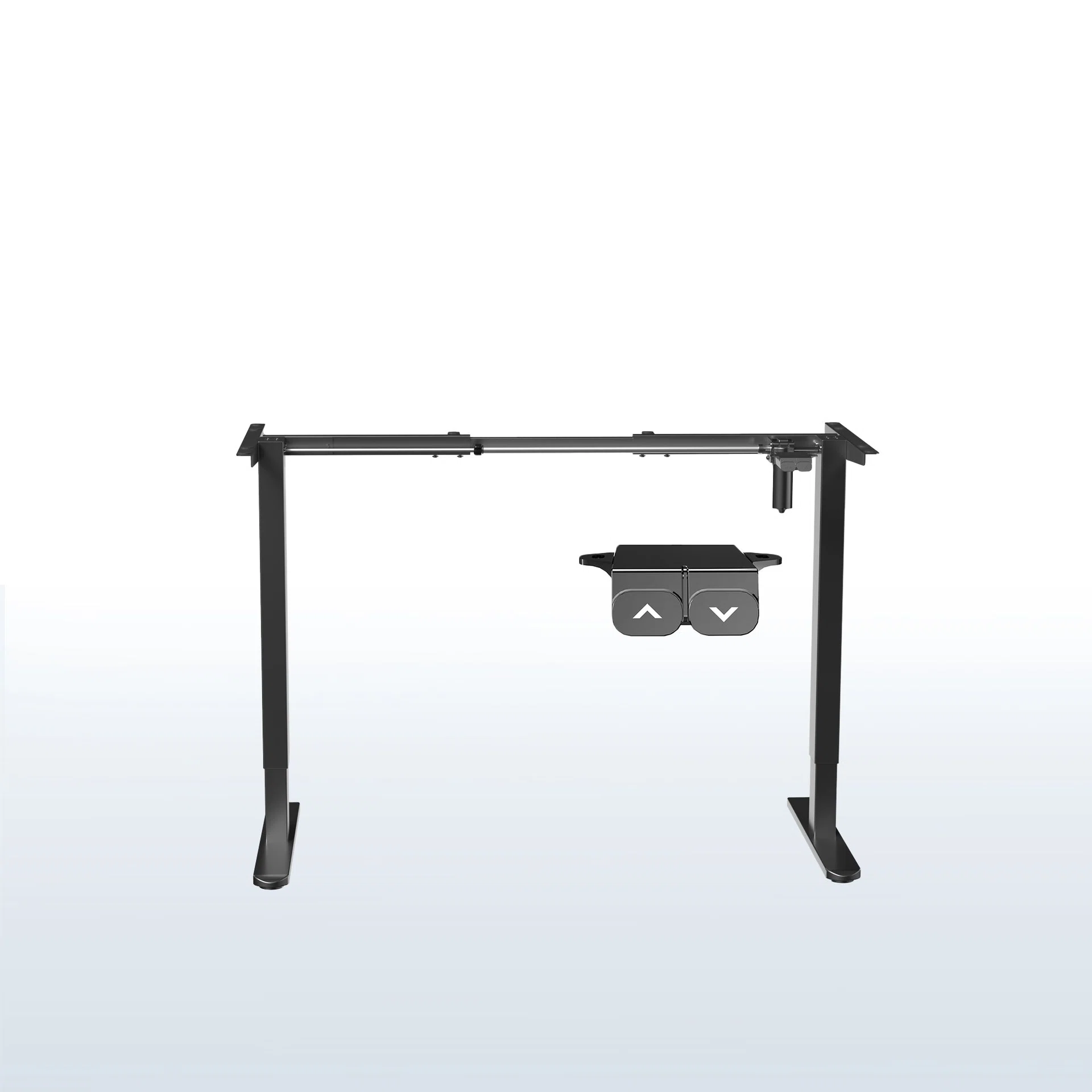 Electric Single Motor Desk Frame with 2 Button Controller