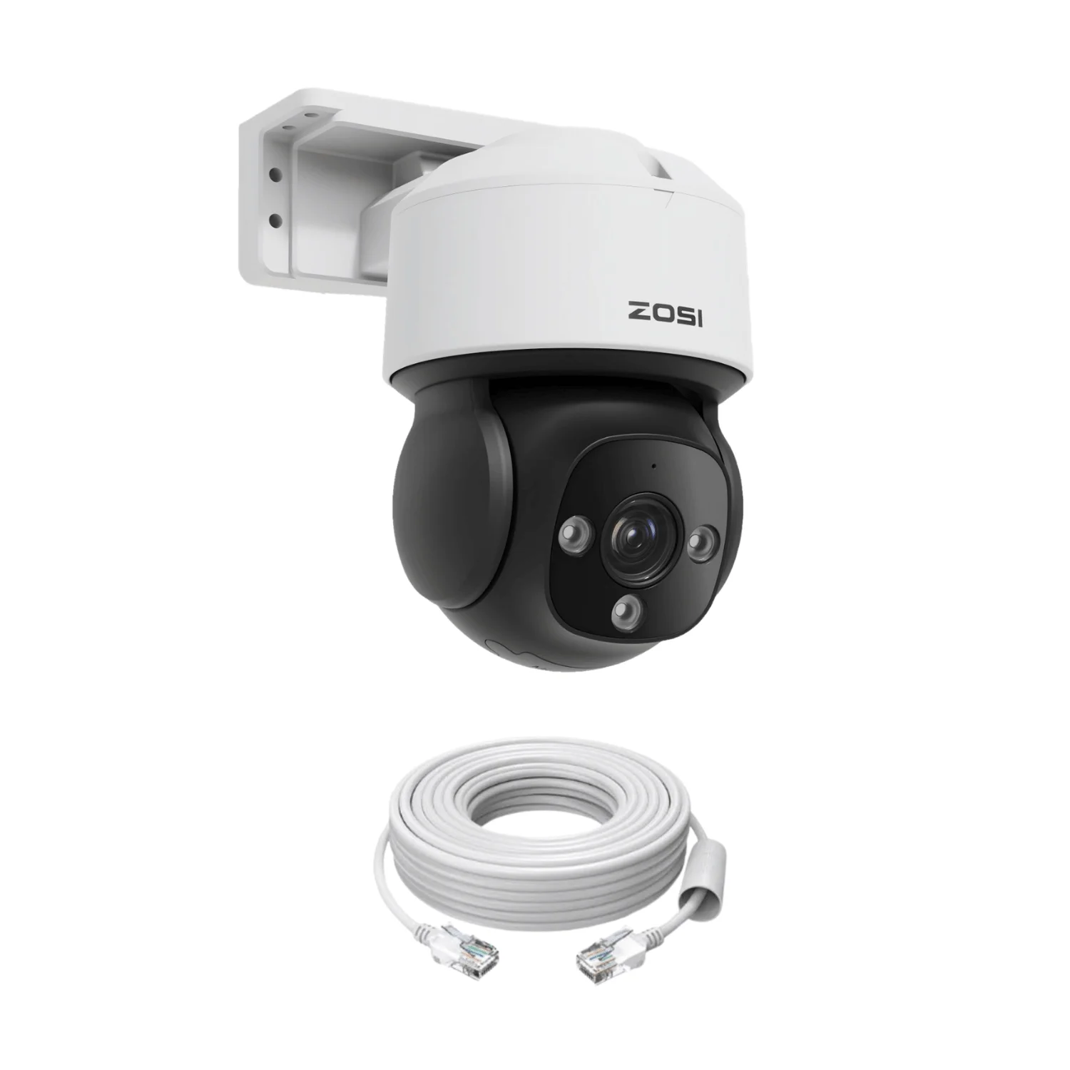 C290M 4K PT PoE Camera with IR Night Vision + 60 ft Ethernet Cable