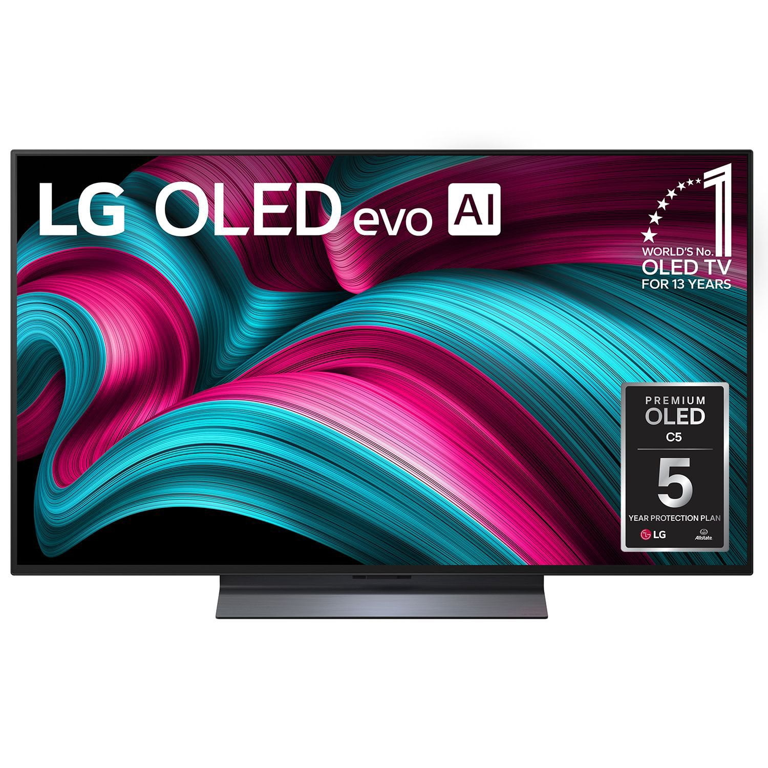 LG 48" Class C5 Series OLED evo AI Smart TV — front view
