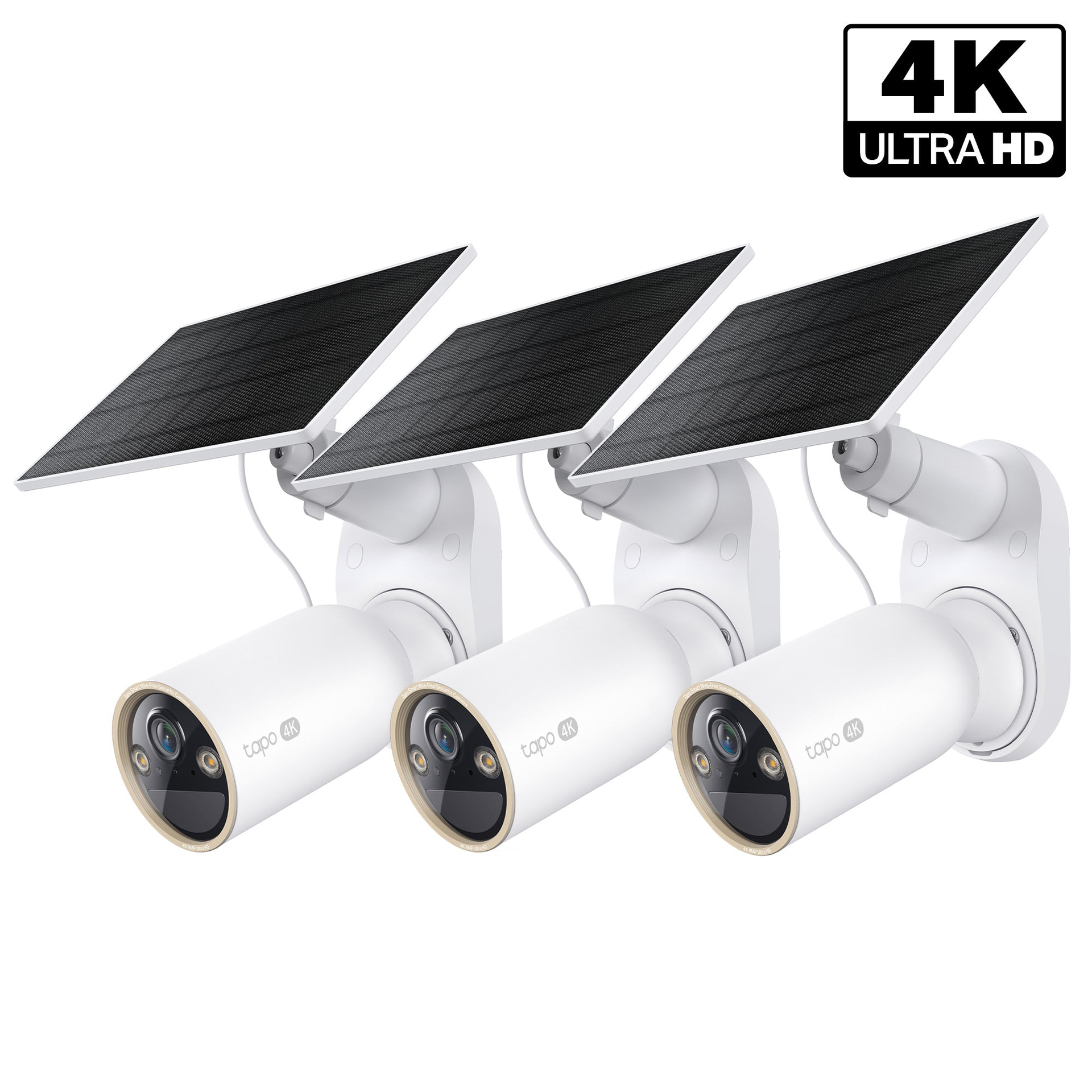 TP-Link MagCam 4K Solar Ultra HD Outdoor Security Camera, Tapo C460 Kit x3 Bundle — Product view