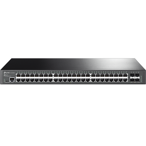 TP-Link Omada 48-Port Gigabit L2+ Managed Switch with 4 10GE SFP+ Slots, TL-SG3452X — Product view