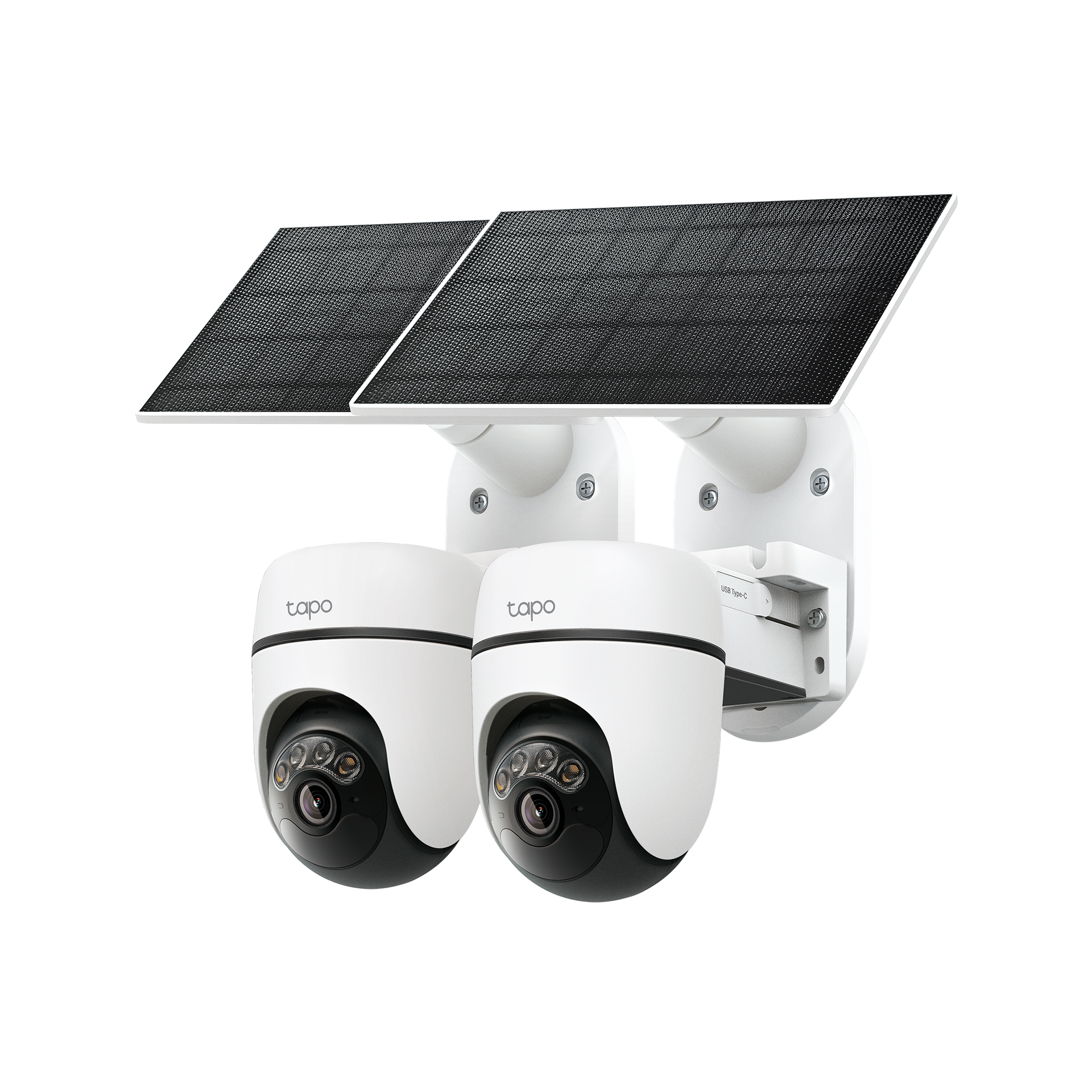 TP-Link 2K Solar-Powered Pan/Tilt Security Camera, Tapo C610 KIT 2-pack — Product view