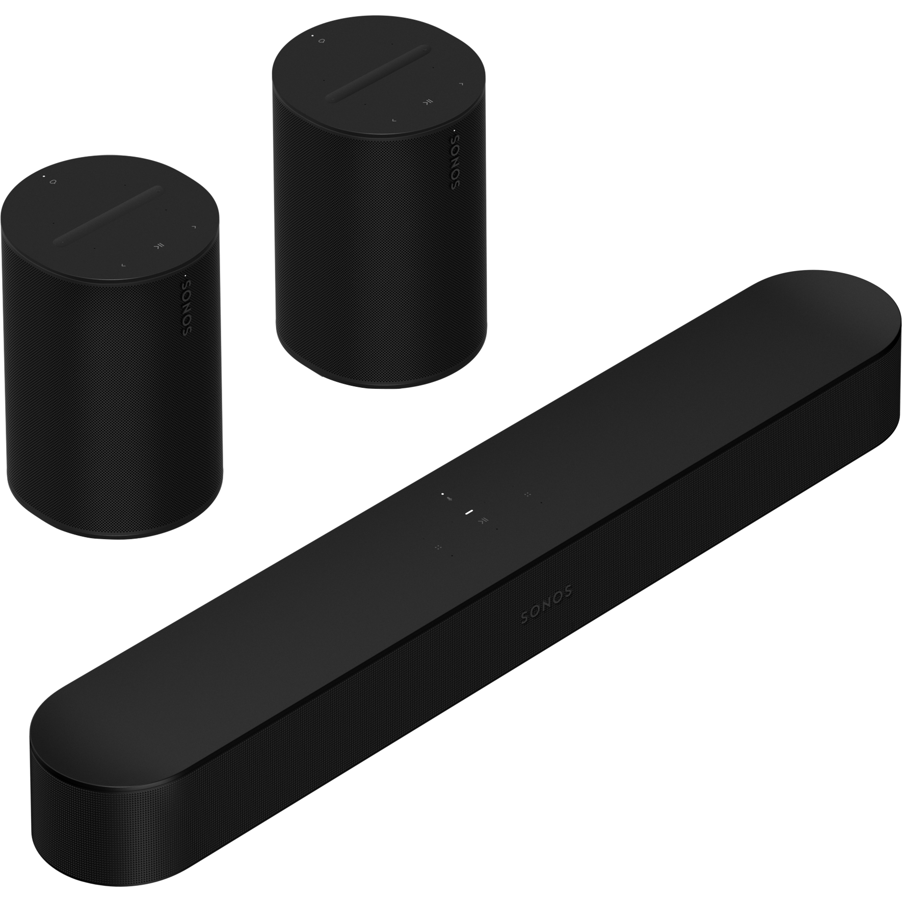 Black Beam and pair of Era 100s
