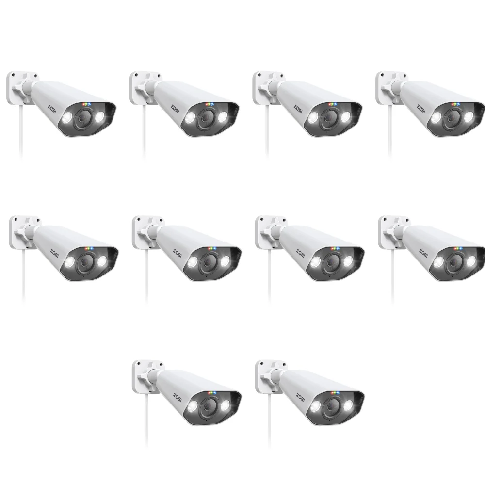 C182 4K PoE Camera with Smart Active Deterrence — 10-Camera Pack