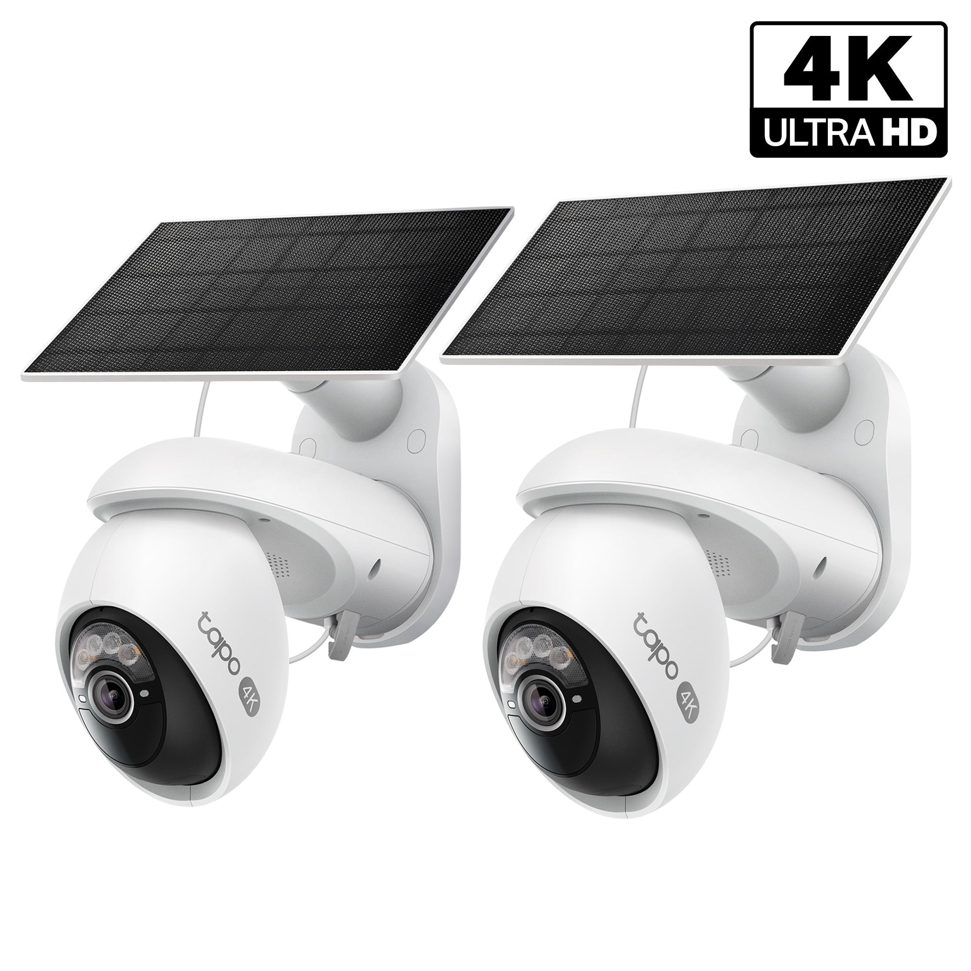 TP-Link Tapo C660 Kit 4K Solar Outdoor Pan/Tilt Security Camera, VistaCam 360 2-Pack — Product view