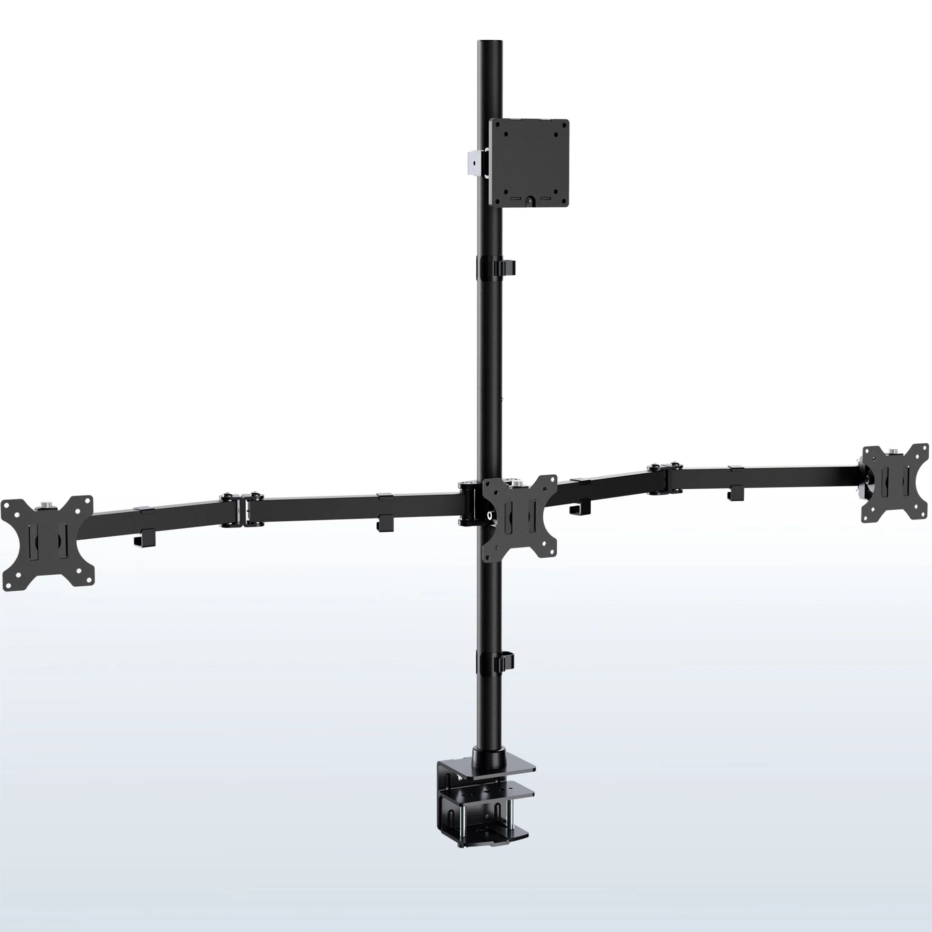 VIVO Quad Monitor Desk Mount (1 Ultrawide + 3 Standard) - Up to 49" Screens — Quad Monitor Desk Mount (1 Ultrawide + 3 Standard) - Up to 49" Screens — Product view