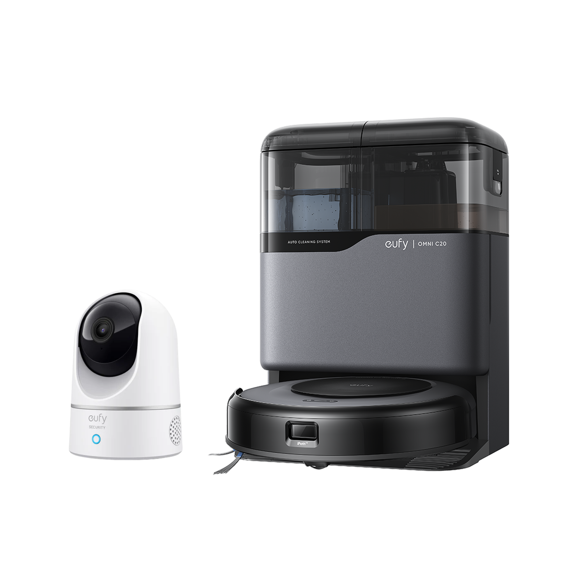 eufy Robot Vacuum Omni C20 + Indoor Cam E220 (ExpertSecure System)