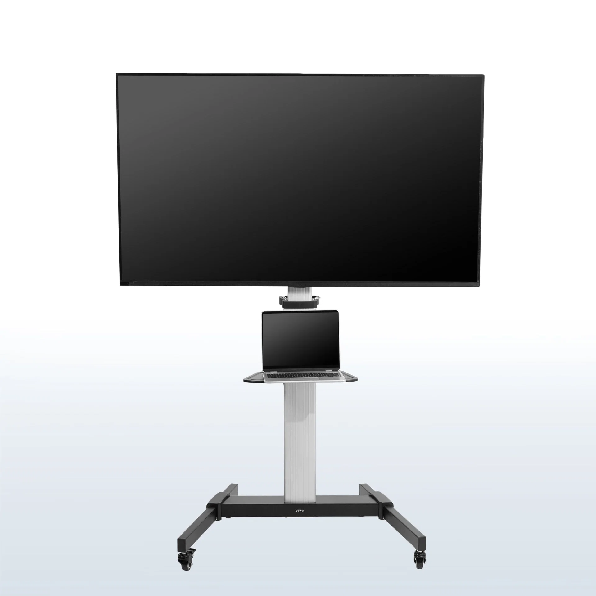 Silver TV Cart - 32" to 83" Screens
