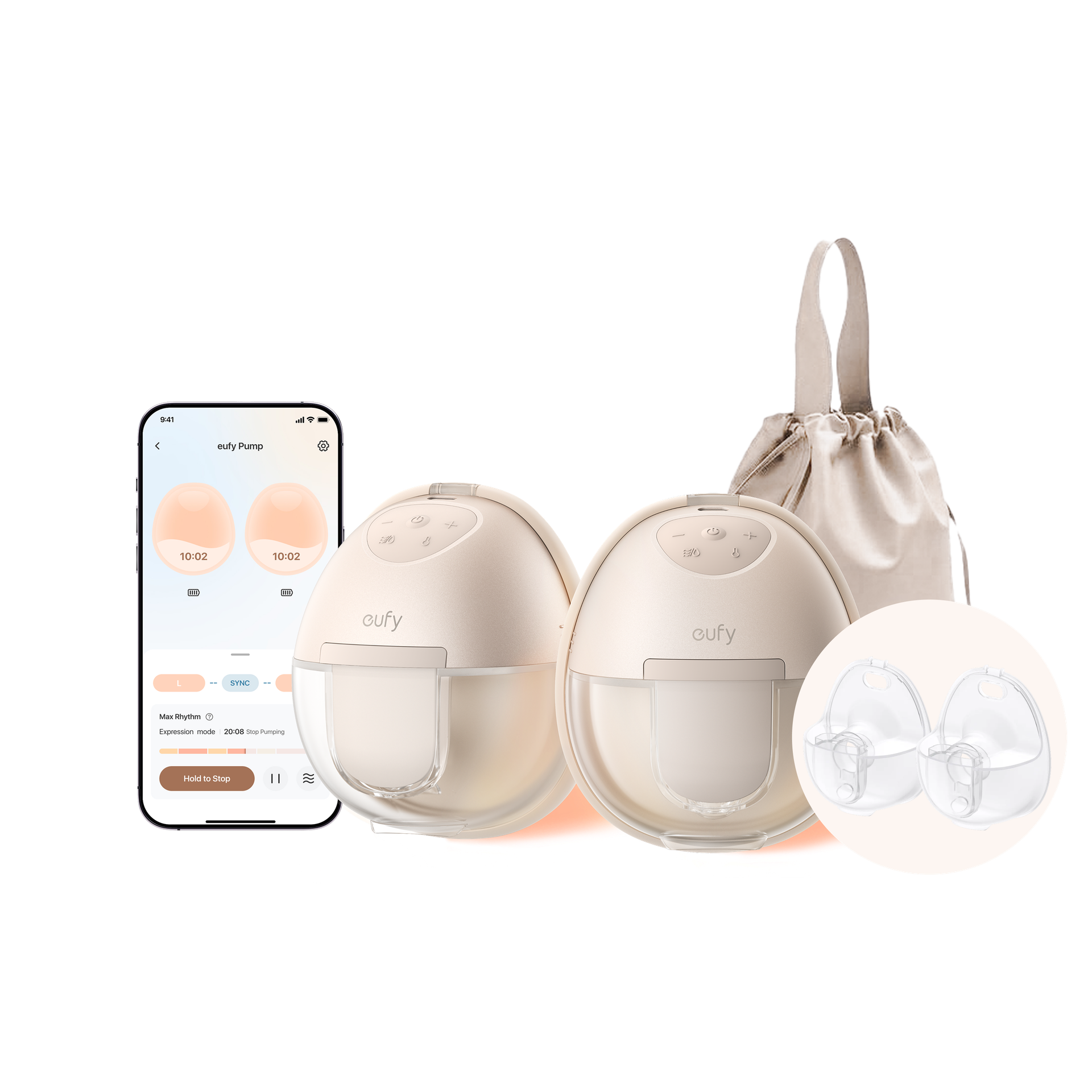 eufy Wearable Breast Pump S1 + Milk Container
