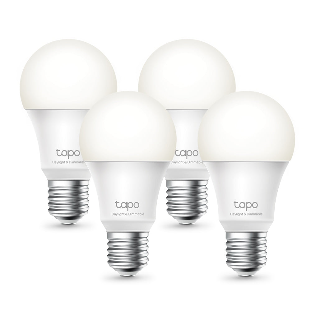 Smart Dimmable Light Bulb, 4000K, Tapo L520E(4-Pack)