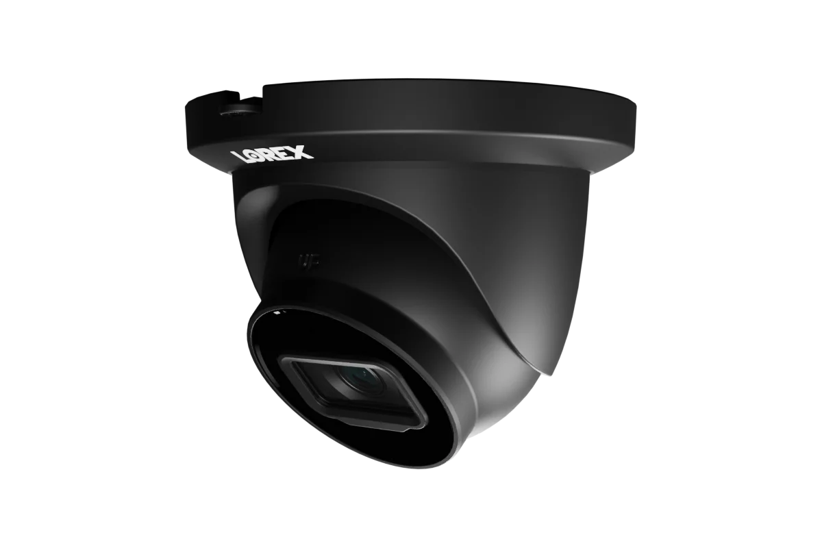 Lorex A4 4MP IP Wired Turret Security Camera with Listen-In Audio and Smart Motion Detection