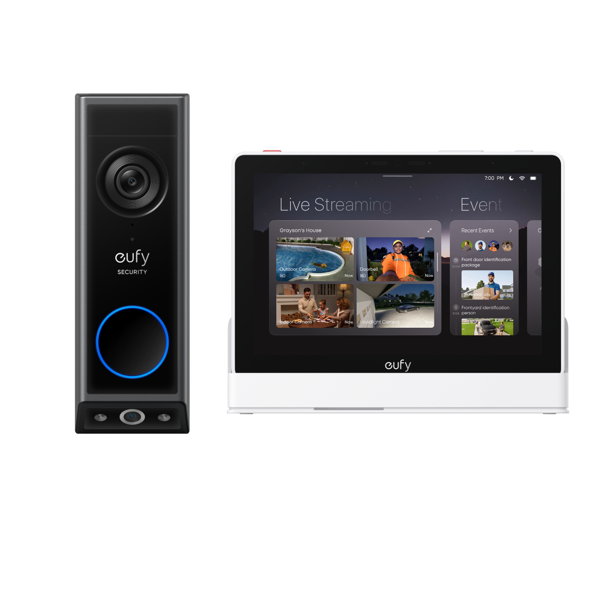 eufy Smart Display E10 + Video Doorbell E340