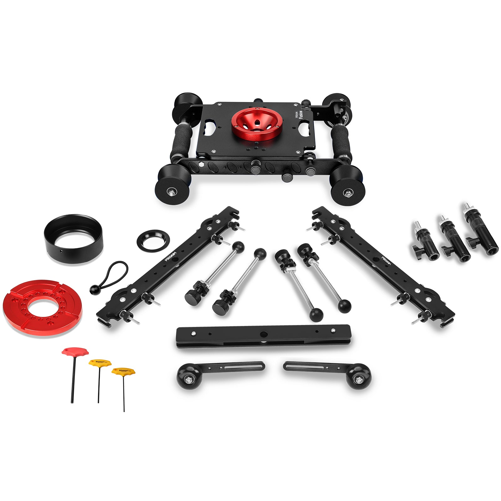 Fusion Video/Film Camera Dolly Slider with Track Ends+ Bag Packing
