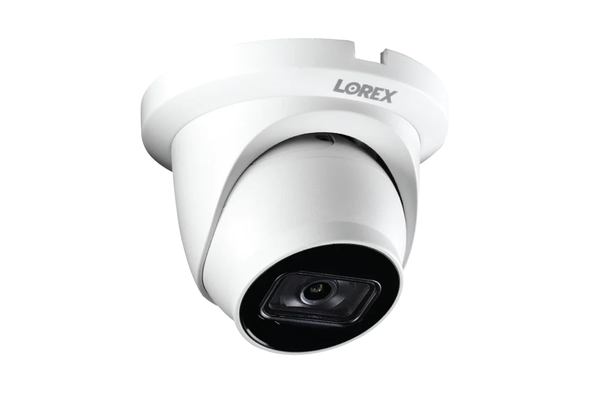 Lorex A14 4K IP Wired Dome Security Camera with Listen-In Audio and Smart Motion Detection