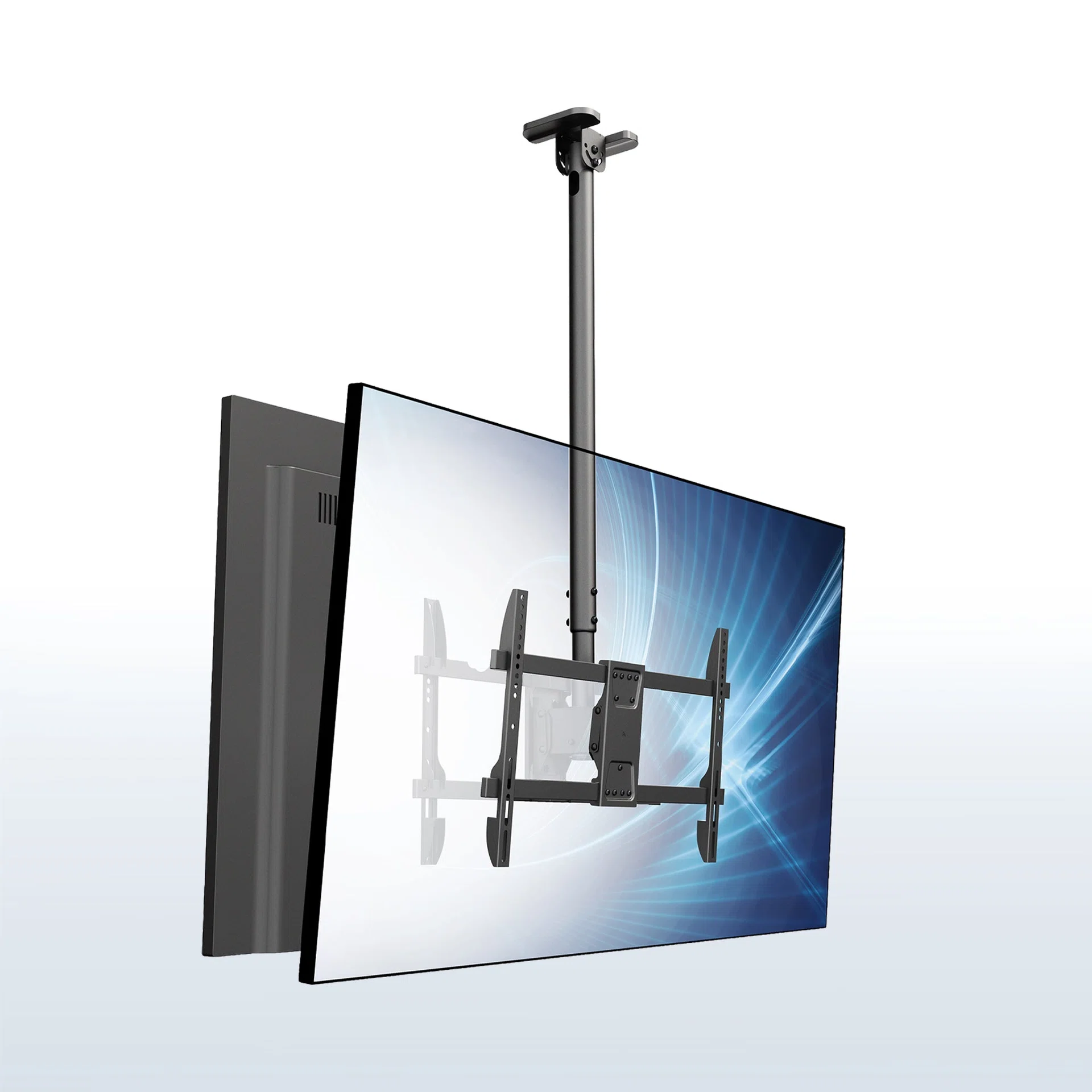 VIVO Back-to-Back Dual TV Ceiling Mount with 5.5ft Pole - 43” to 86” Screens — Back-to-Back Dual TV Ceiling Mount with 5.5ft Pole - 43” to 86” Screens — Product view