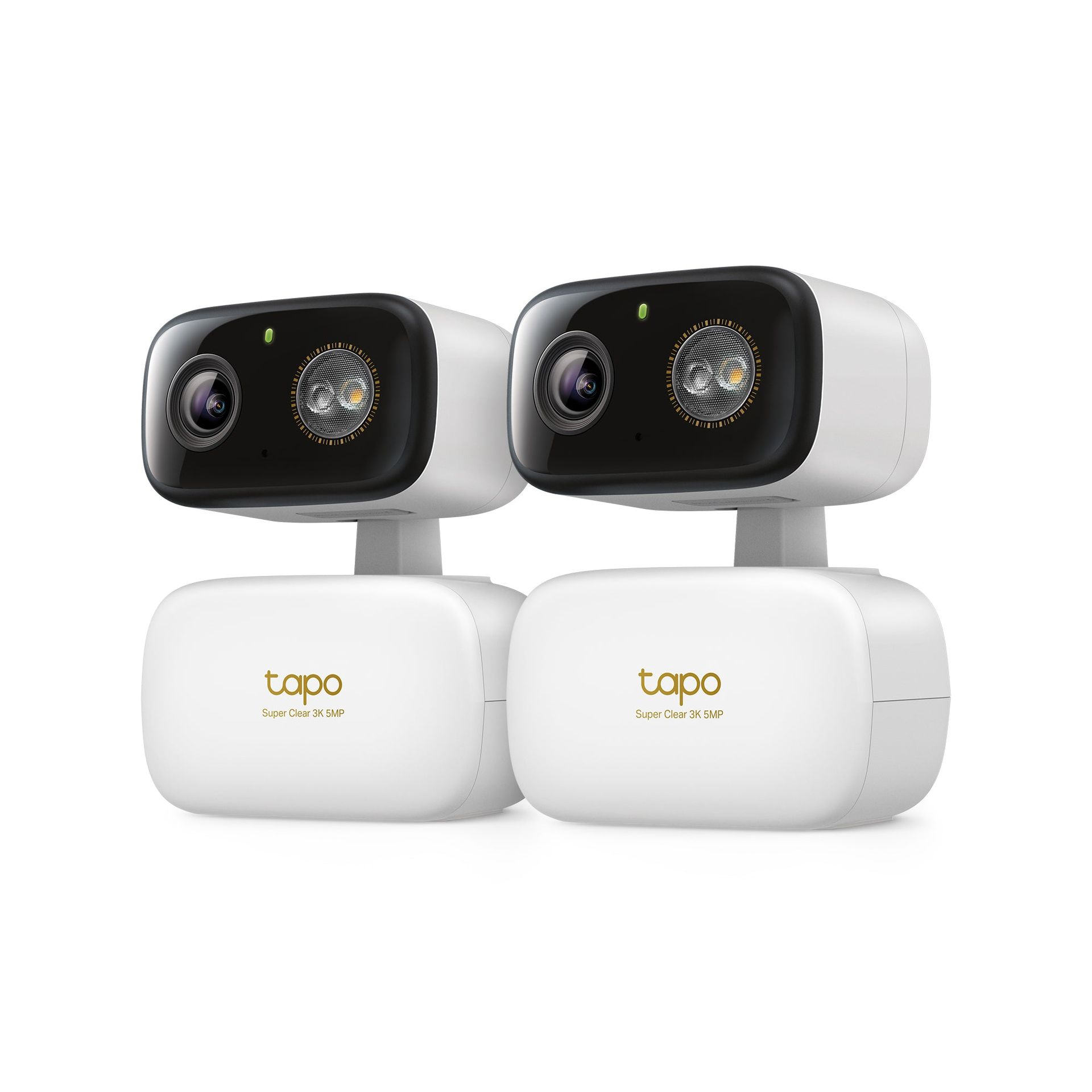 3K Pan/Tilt Indoor/Outdoor Security Camera, Tapo C236 HybridCam 360 2-Pack
