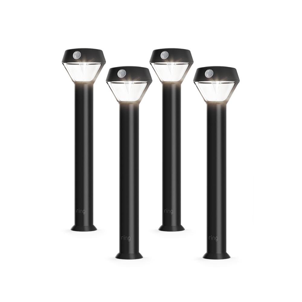 Smart Lighting 4-Pack Solar Pathlight
