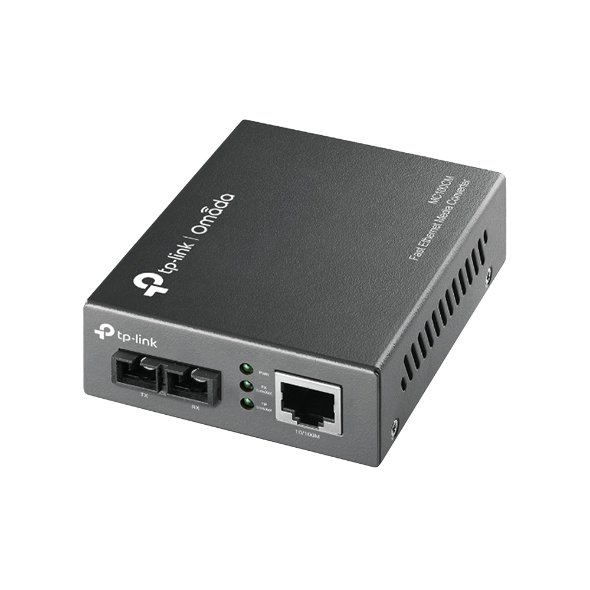 Omada 10/100 Mbps RJ45 to 100 Mbps Multi-mode SC Fiber Converter, MC100CM