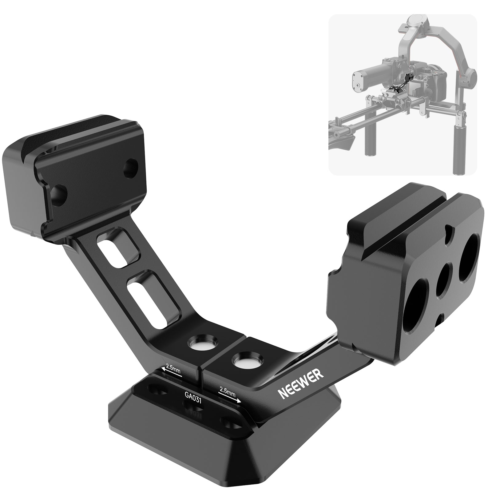 GA031 Gimbal Mount for DJI RS5/RS4/RS4 Pro/RS3/RS Pro
