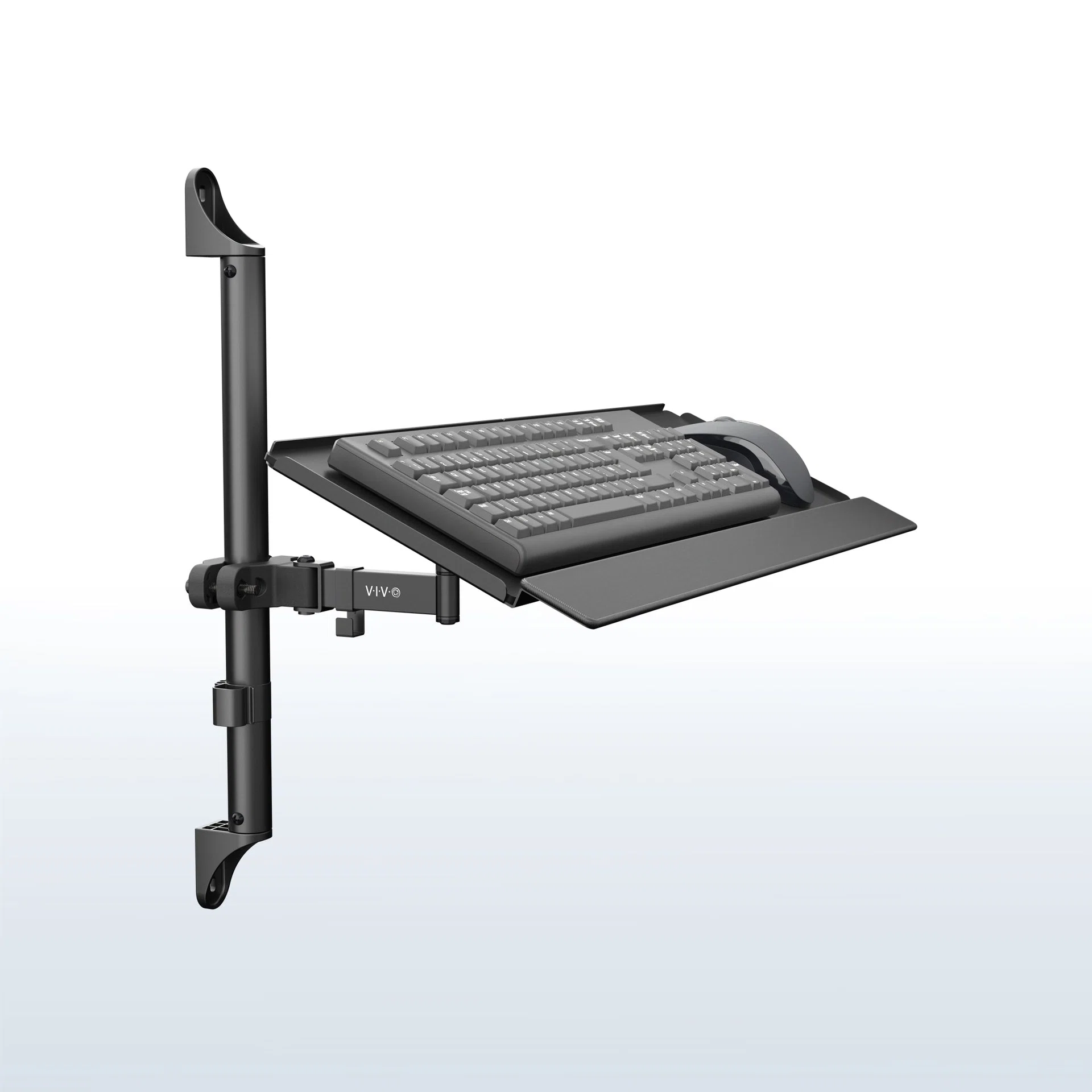 VIVO Tilting Keyboard Tray Wall Mount — Tilting Keyboard Tray Wall Mount — Product view