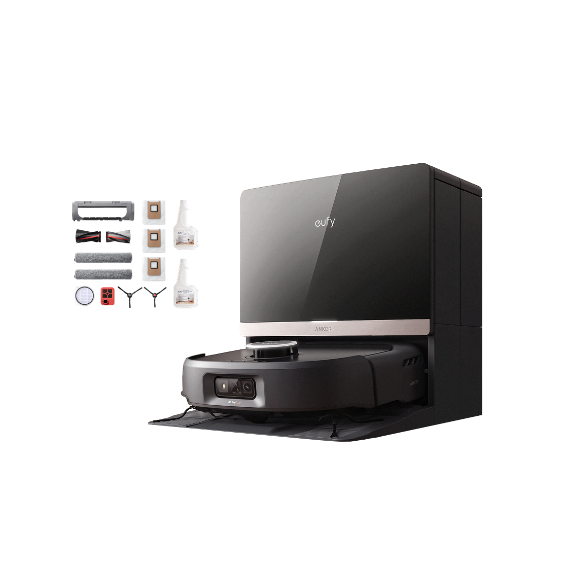 eufy Robot Vacuum Omni E35 + Accessories Package + Cleaning Solution ×2: product detail 1