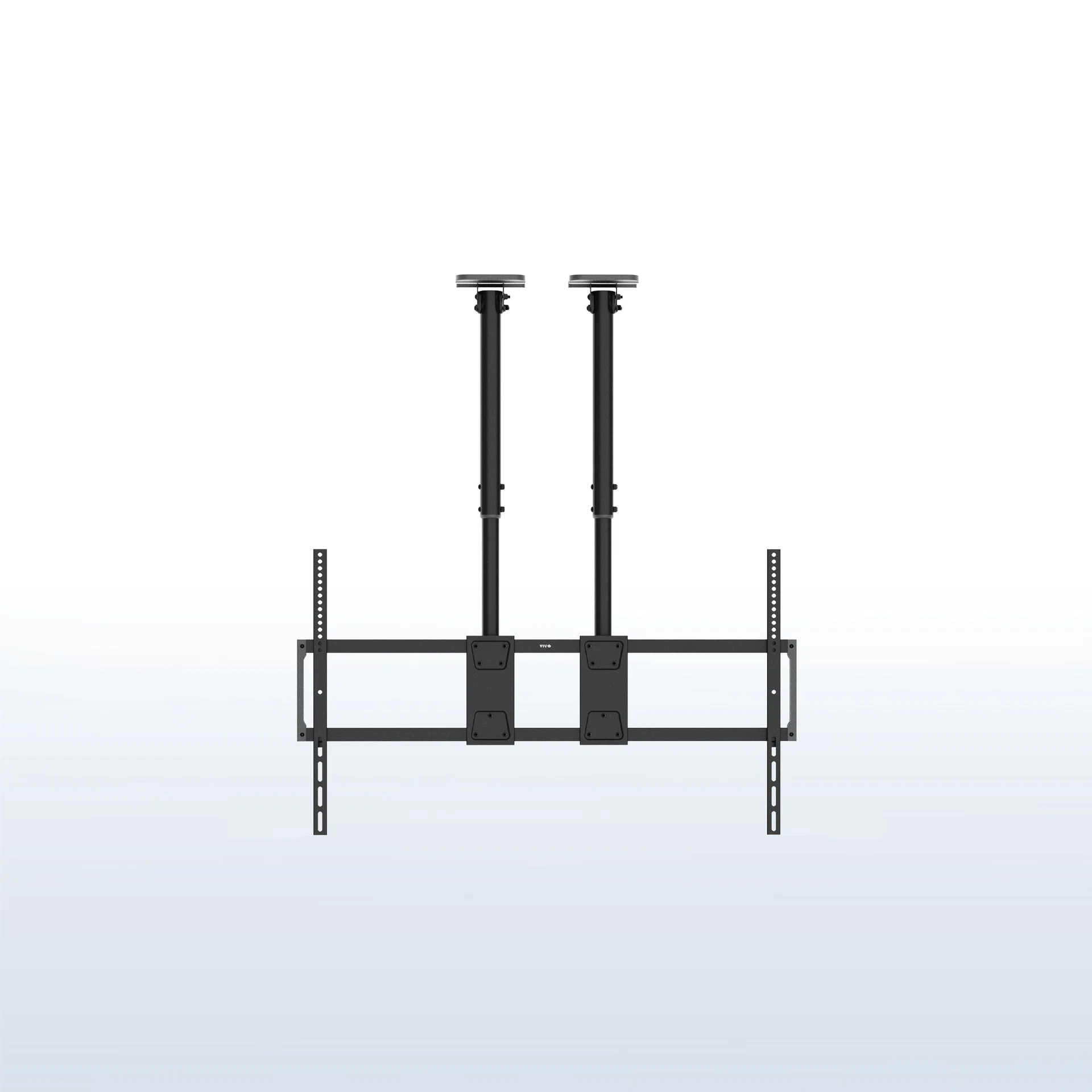 Dual Pole Extra Large TV Ceiling Mount with Extension Pole - 60” to 120” Screens