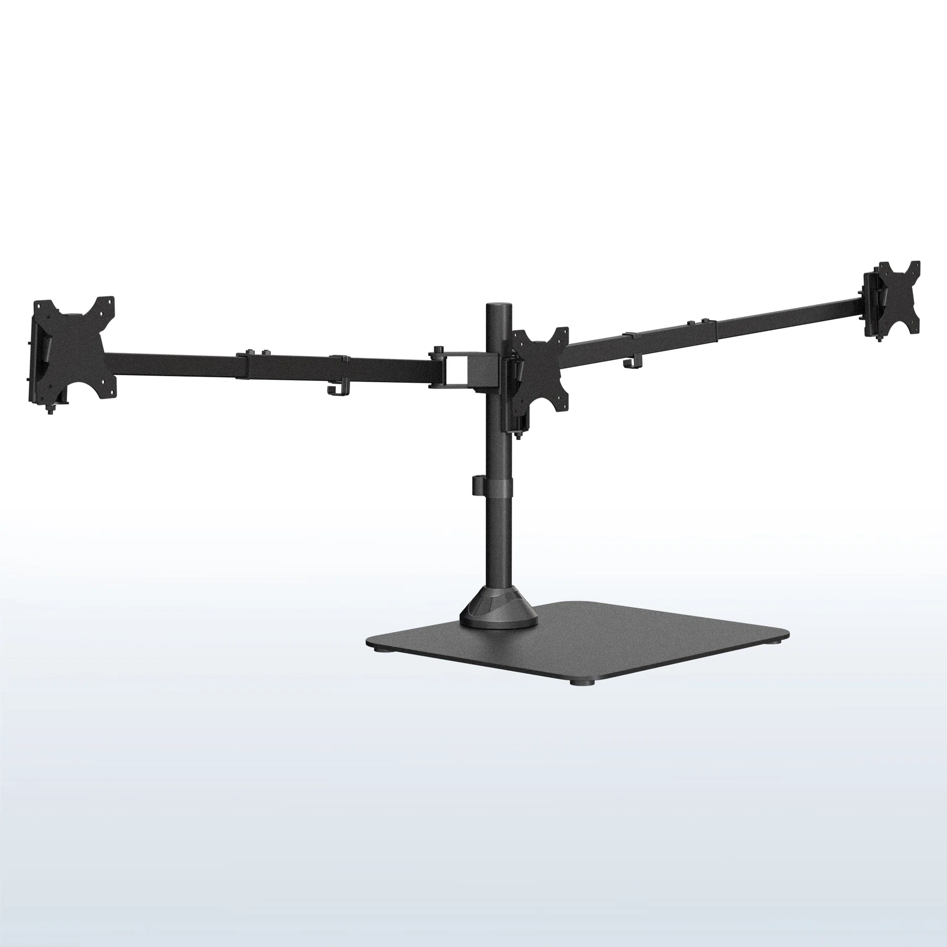VIVO Telescoping Triple Monitor Desk Stand - 24" to 38" Screens — Telescoping Triple Monitor Desk Stand - 24" to 38" Screens — Product view