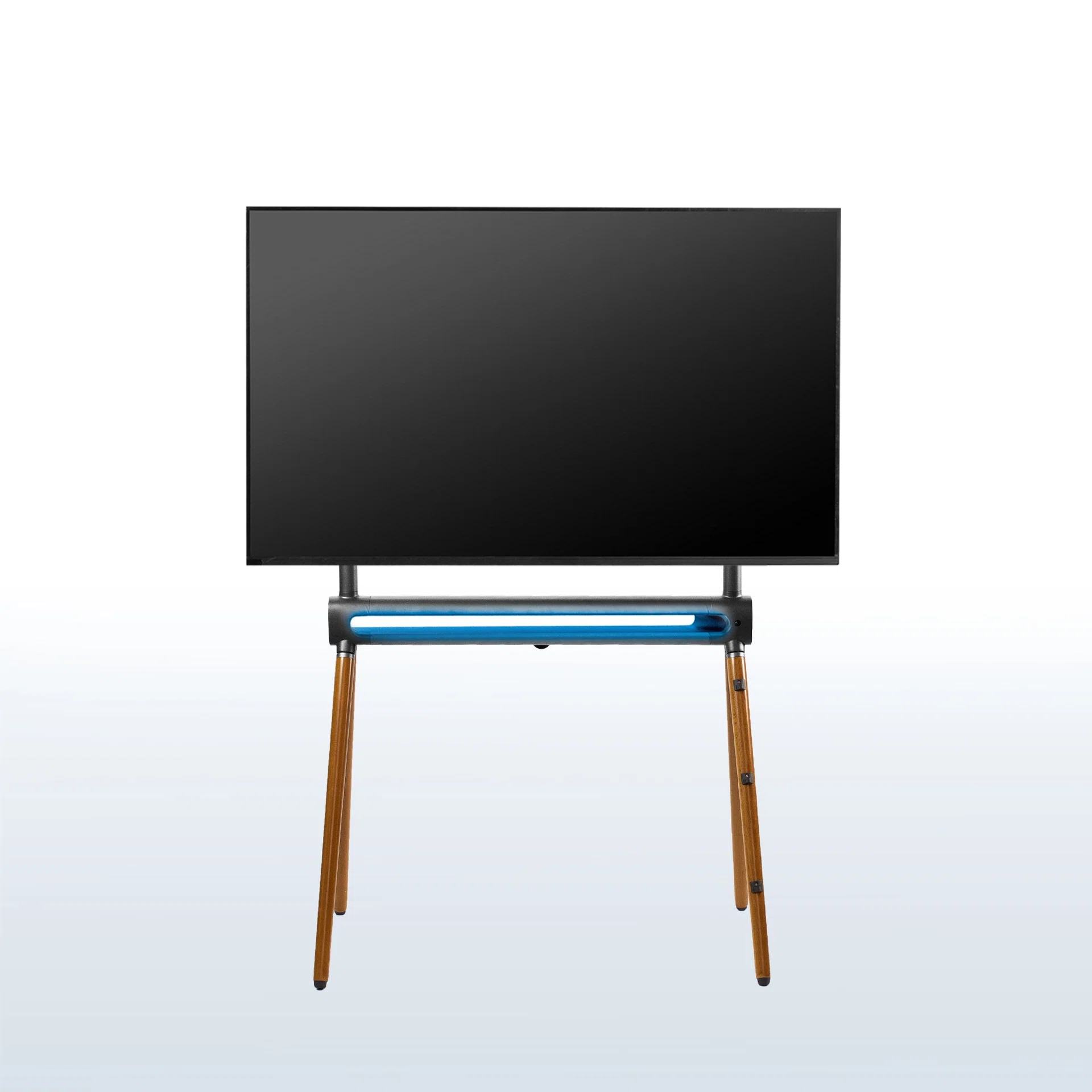 VIVO TV Easel Studio Stand with RGB Light - 49" to 70" Screens — TV Easel Studio Stand with RGB Light - 49" to 70" Screens — Product view