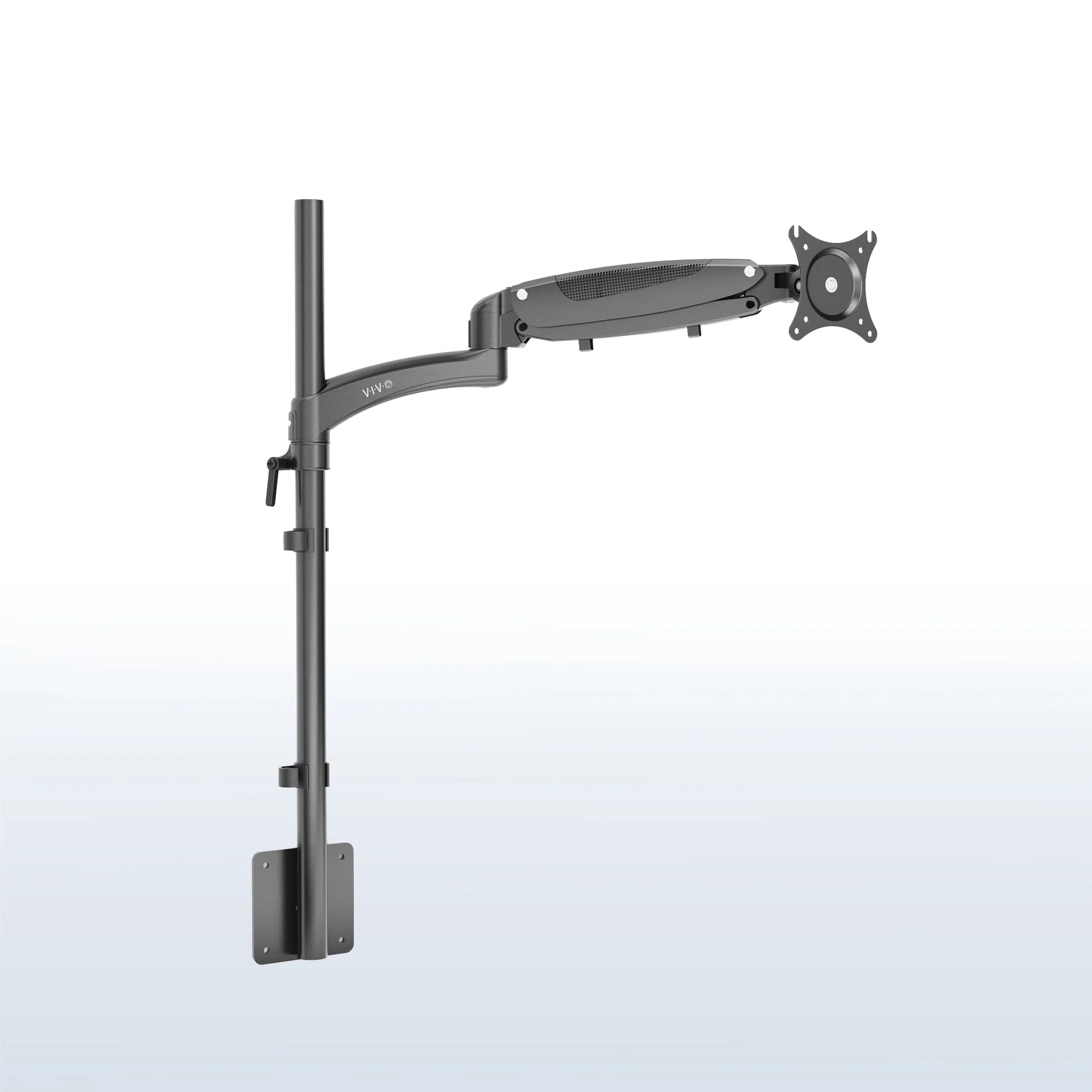 Single Monitor Mount Floor or Wall Stand - 17" to 32" Screens