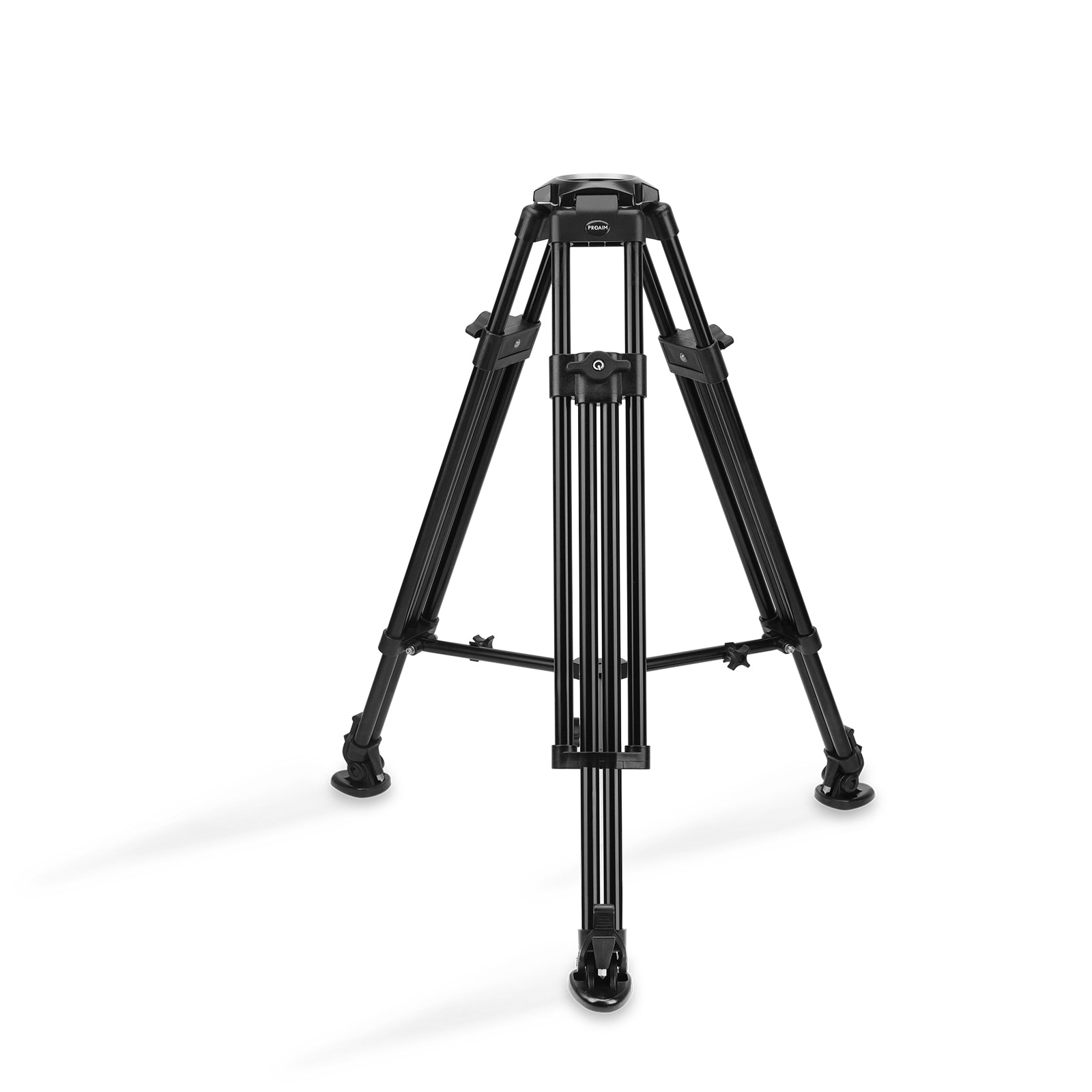 100mm Bowl Head Tripod Stand with Rubber Tripod Shoes | Payload - 80kg/176lb