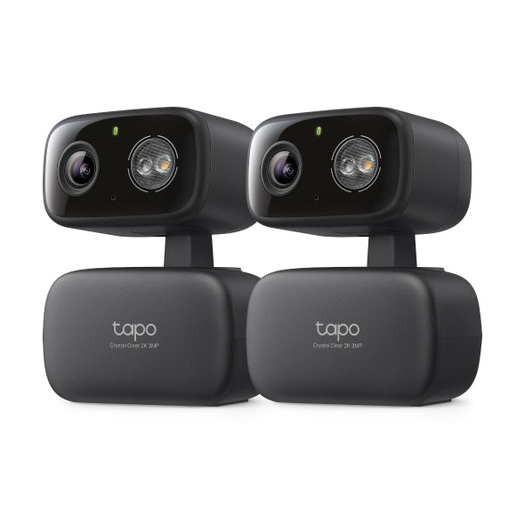 2K Pan/Tilt Indoor/Outdoor Security Camera  HybridCam 360, Tapo C217(2-Pack)