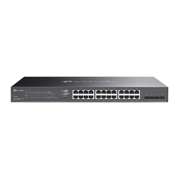 Omada 28-Port PoE+ Gigabit Smart PoE Switch with 4 SFP Slots, SG2428P