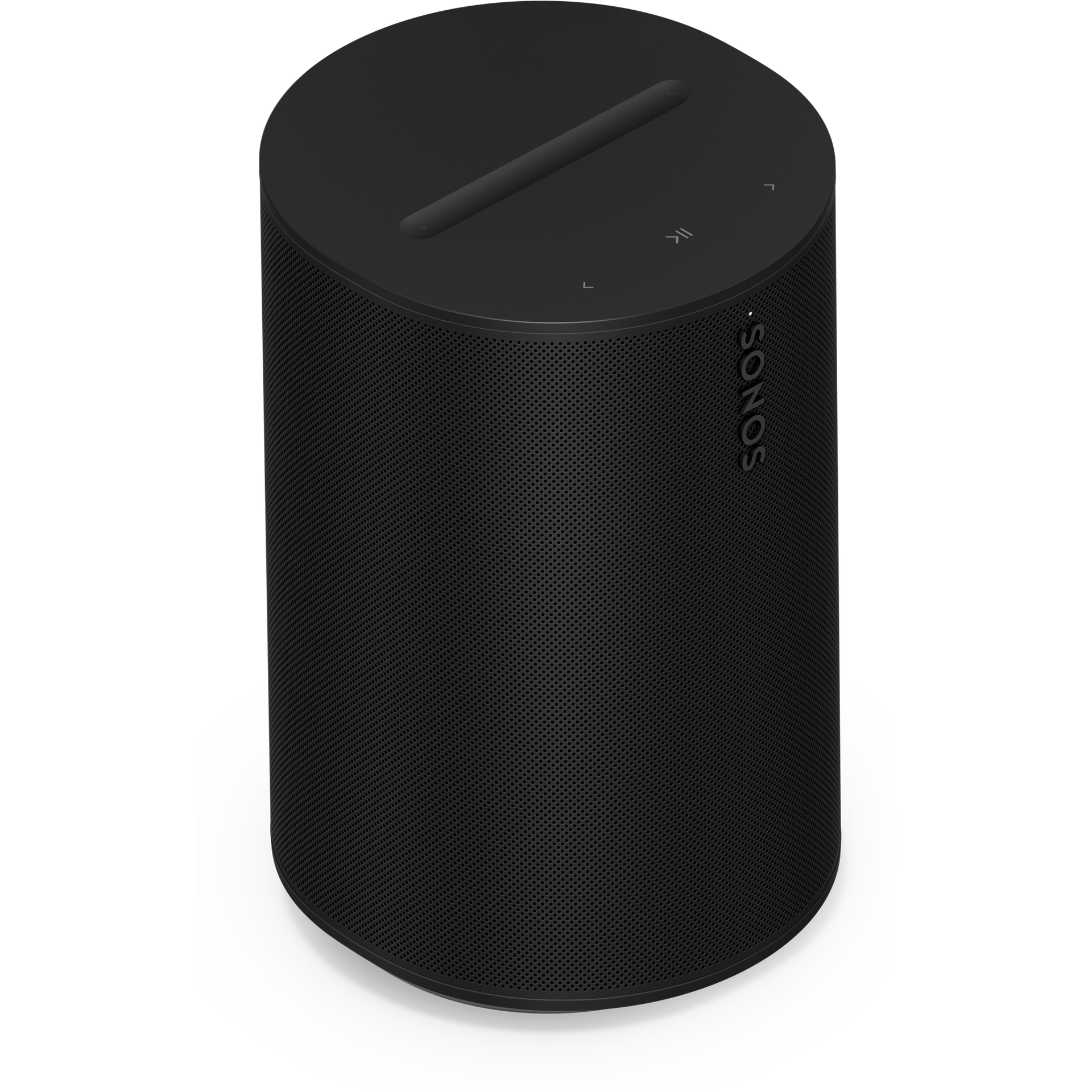 Overhead view of a black Sonos Era 100 SL