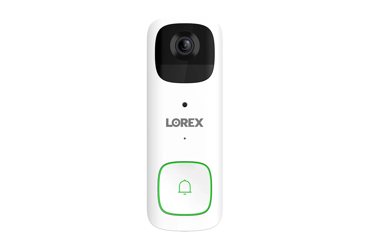 Lorex 2K Wi-Fi Video Doorbell (Battery-Operated, 32GB)