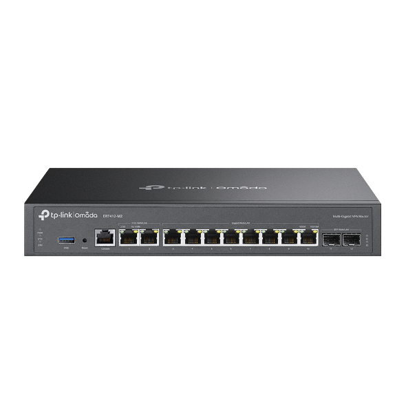 Omada Multi-Gigabit VPN Router, 2x 2.5G WAN/LAN Ports, ER7412-M2