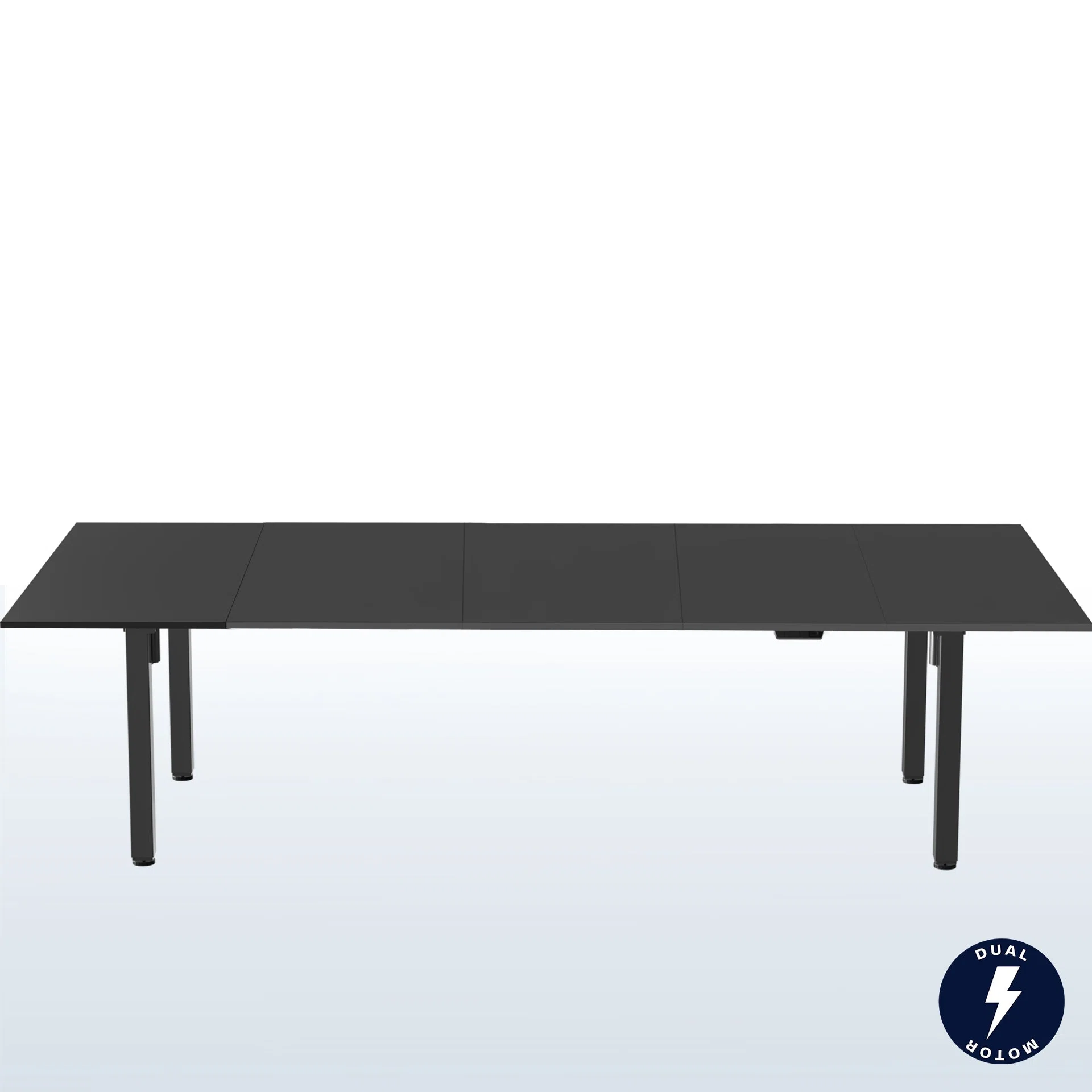 40 Series - 118" x 55" Dual Motor 4-Leg Conference Table with Square Corner Top
