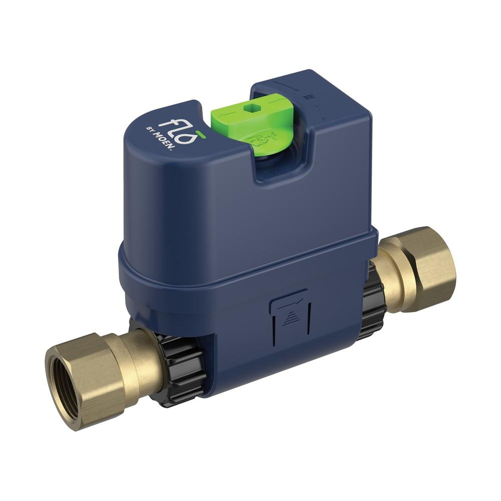 Flo by Moen 1-Inch Smart Water Shutoff (for Works with Ring)