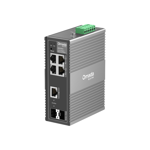 Omada 6-Port Gigabit Industrial Easy Managed Switch, IES206G