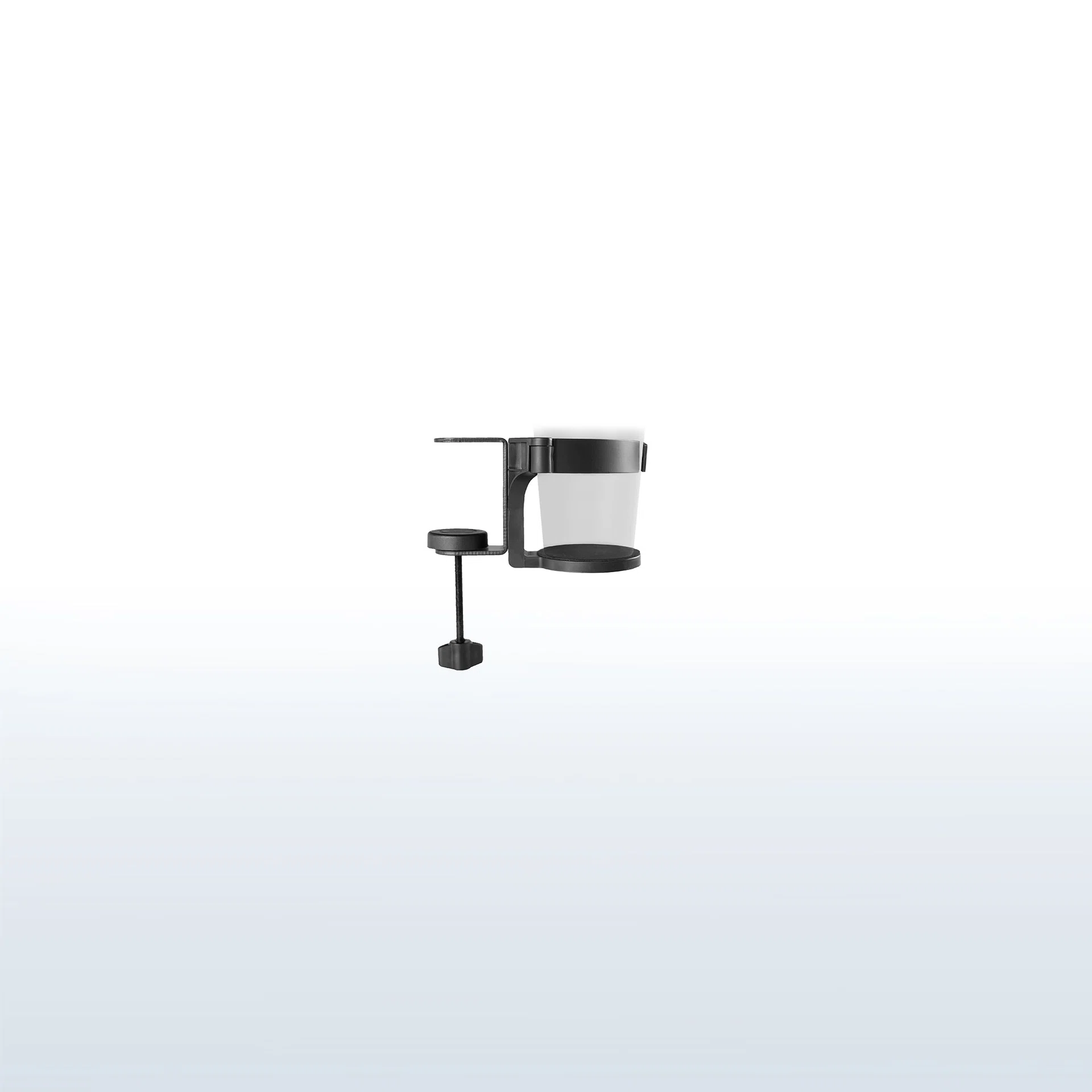 Clamp-on Desk Cup Holder