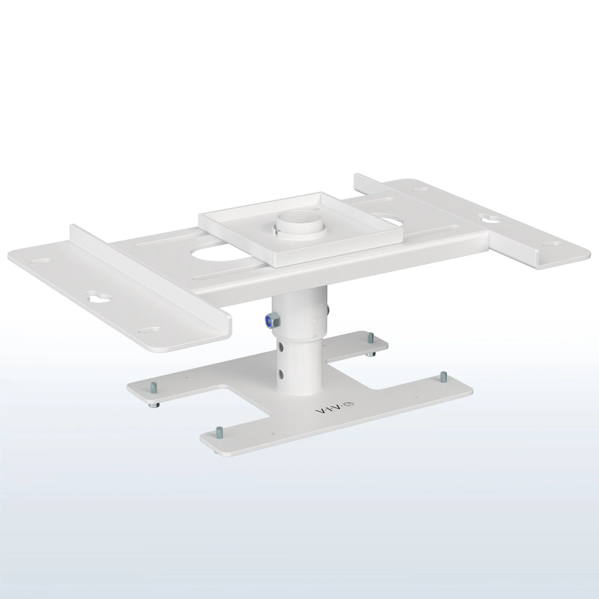 VIVO White Drop Ceiling Mount Designed for MOUNT-E-FD55W / MOUNT-E-FD70W — White Drop Ceiling Mount Designed for MOUNT-E-FD55W / MOUNT-E-FD70W — Product view